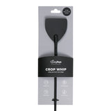 Wide Crop Whip Black Whips