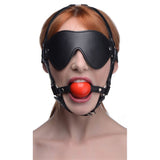 Blindfold Harness W Ball Gag Body Harness