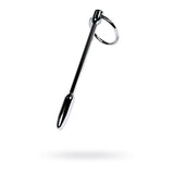 Silver Metal Urethral Plug With Ring  & Ball Toys