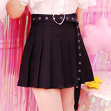 Belted Heart Skirt Skirts