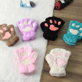Furry Neko Mittens Gloves & Mittens