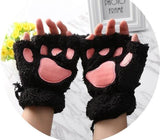 Furry Neko Mittens Gloves & Mittens