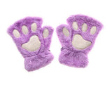 Furry Neko Mittens Gloves & Mittens