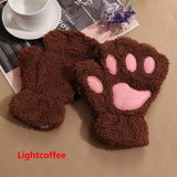 Furry Neko Mittens Gloves & Mittens