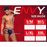 Microfibre Low Rise Zip Thong Black Other Erotic Clothing