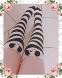 Panda Bear Thigh Highs Socks