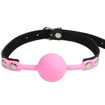 Silicone Ball Gag Red Pink Black Breathable Mouth Bdsm Bondage Restraints