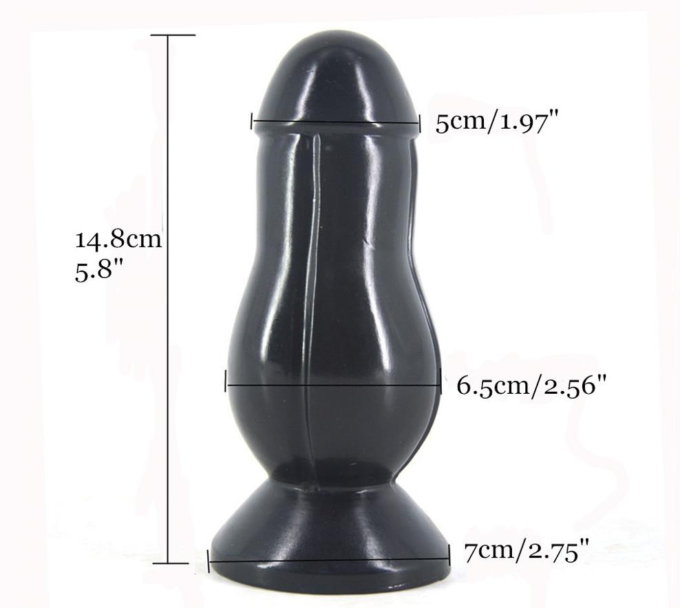 Big Silicone Anal Butt Plug Huge Dildo Suction Cup Kink Bdsm Fetish – House  of Dasein