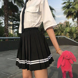 Striped Tennis Skirt Skirts
