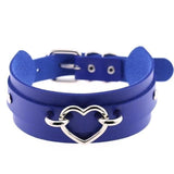 Vegan Leather Heart Collar Necklaces & Pendants