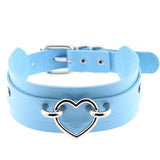 Vegan Leather Heart Collar Necklaces & Pendants