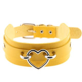 Vegan Leather Heart Collar Necklaces & Pendants