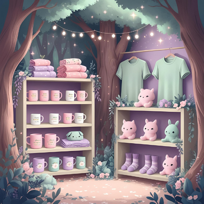 🧺 The Nest Gift Shop 🧺 Apparel, Mugs & More 🌈🐻🎀