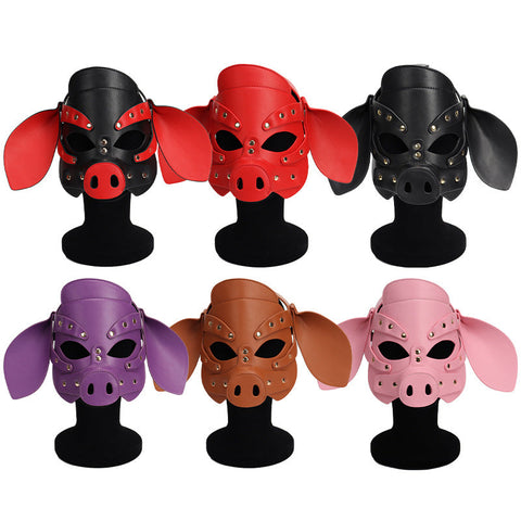 Pig Head Mask Party Role Play Sexy Toy Supplies