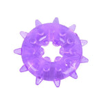 Silicone Cock Ring Snowflake Shape Black Blue Pink Purple Ejaculation Delay