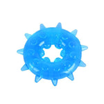 Silicone Cock Ring Snowflake Shape Black Blue Pink Purple Ejaculation Delay