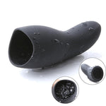 Black Silicone Masturbator Cup Portable Penis Stamina Trainer