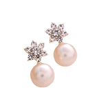 Earrings Veile Studios Ladies Creative Pearl Snowflake Alloy Fashion Jewellery For Women