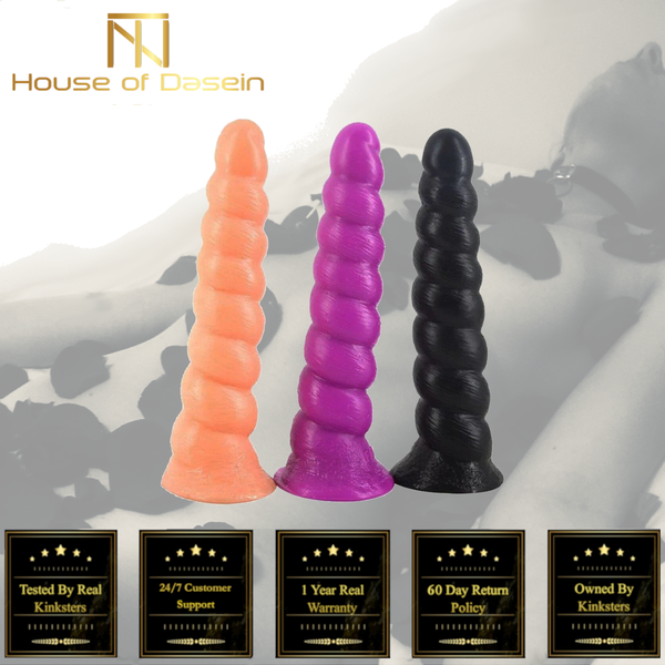 Thick Spiral Big Dildo Long Anal Plug Dong Suction Cup Masturbation Large Realistic Dildos