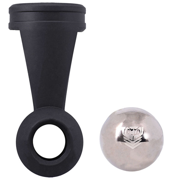 Fort Troff Swing N' Hang Black Weighted Ball Tugger  & Ball Toys