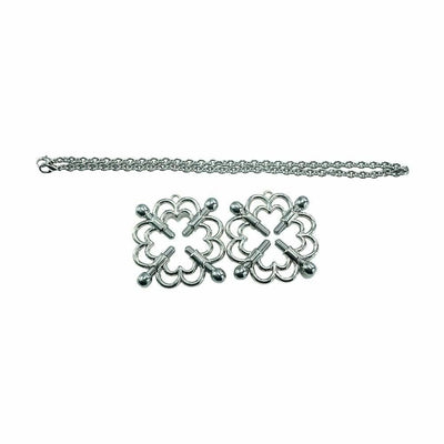 Stainless Steel Clover Nipple Clamps Torture Play   Restraints Nipple & Clitoral Toys