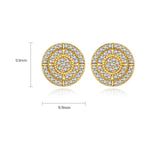 Earrings Veile Studios European And American Copper Inlaid Zircon For Men Women