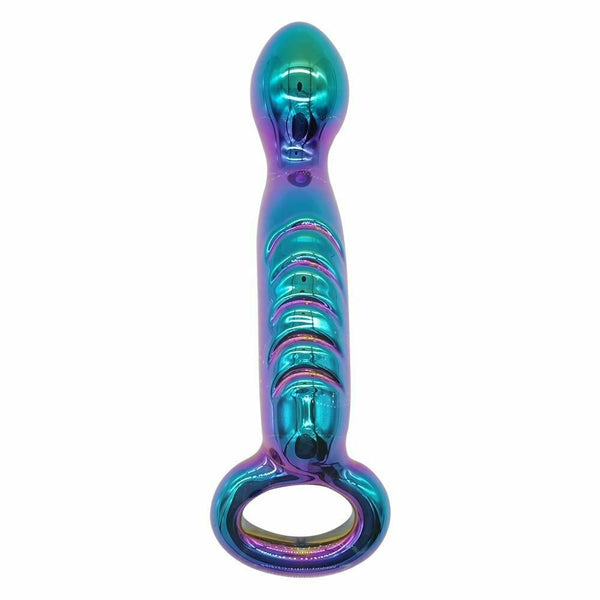 17.5Cm Waterproof Mermaid Glass Butt Plug Anal Dildo Sex Toy Realistic Dildos
