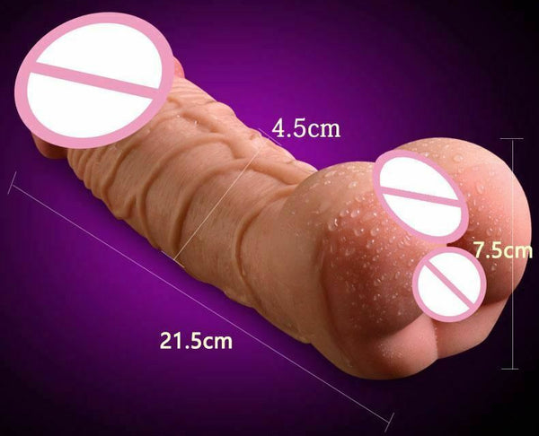 Realistic Big Dildo For Women With Anal Sex Male Masturbator  Sleeve Large Dildos