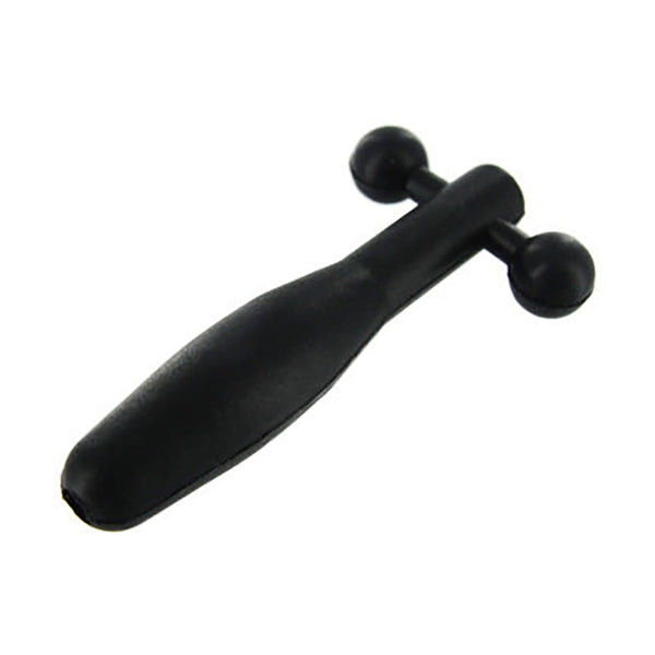 Silicone Cum Thru Barbell  Plug Non Vibrating Butt Plugs