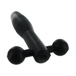 Silicone Cum Thru Barbell  Plug Non Vibrating Butt Plugs
