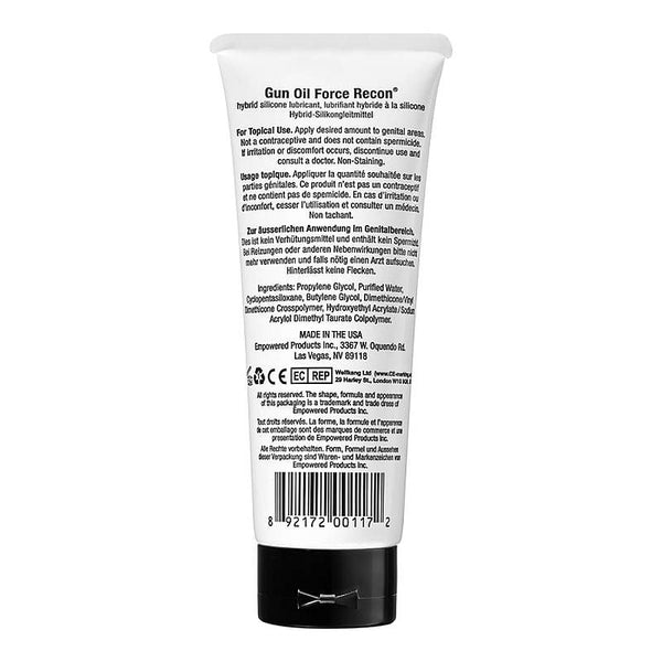 Force Recon 3.3Oz/100Ml Tube Lubricants