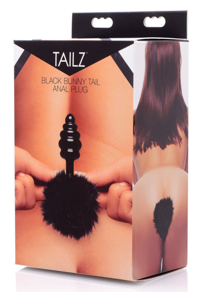 Black Bunny Tail Anal Plug Butt Plug Tails