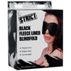 Black Fleece Lined Blindfold Blindfolds