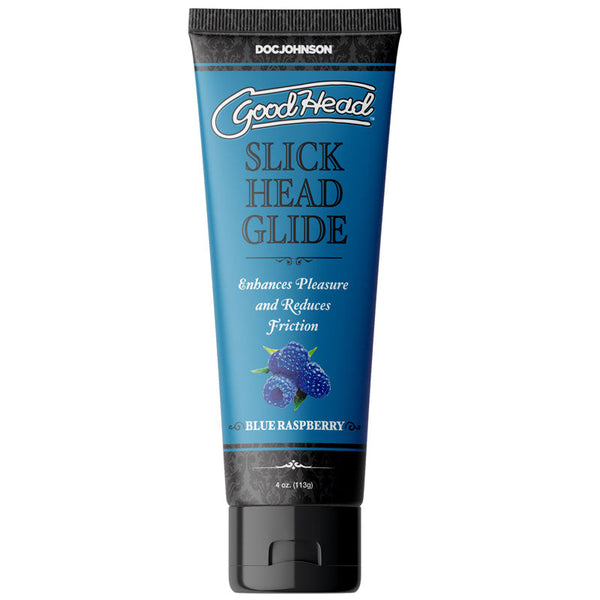 Goodhead Slick Head Glide Blue Raspberry Flavoured Lubricant 120 Ml Tube Lubricants