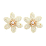 Veile Studios Women Ladies Party Accessories Flower Fashion Jewellery Earrings
