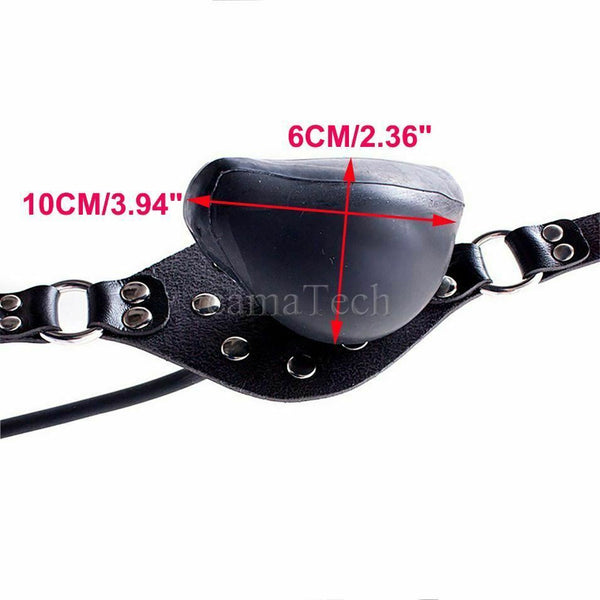 Inflatable Gag Face Muzzle  Kink Fetish Gags