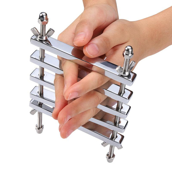 Finger Splint Stainless Steel Metal Restraints  Punishment Toys Cuffs & Shackles