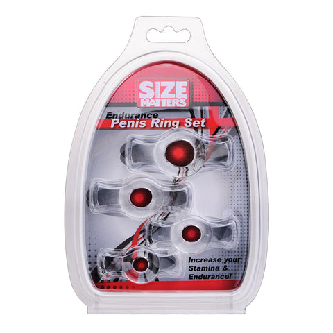 Endurance Clear 4 Ring  Set  Rings