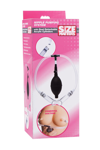 House Of Dasein Brands Nipple Pumping System With Dual Cylinders Nipple & Clitoral Toys