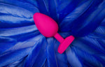 Gplug Large Bioskin Sweet Raspberry Vibrating Butt Plugs