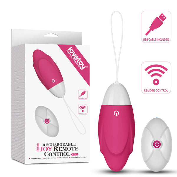 Ijoy Wireless Remote Control Rechargeable Egg Pink Vibrating Eggs