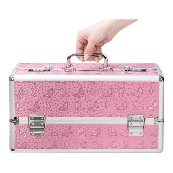 Lockable Large  Case Pink Sex Toy Storage