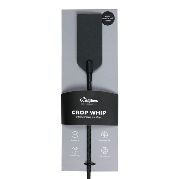 Rectangle Crop Whip Black Whips