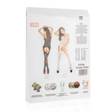 Bodystocking Fishnet With Open Cleavage Blk Stockings
