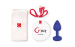 Gplug Large Navy Blue Vibrating Butt Plugs