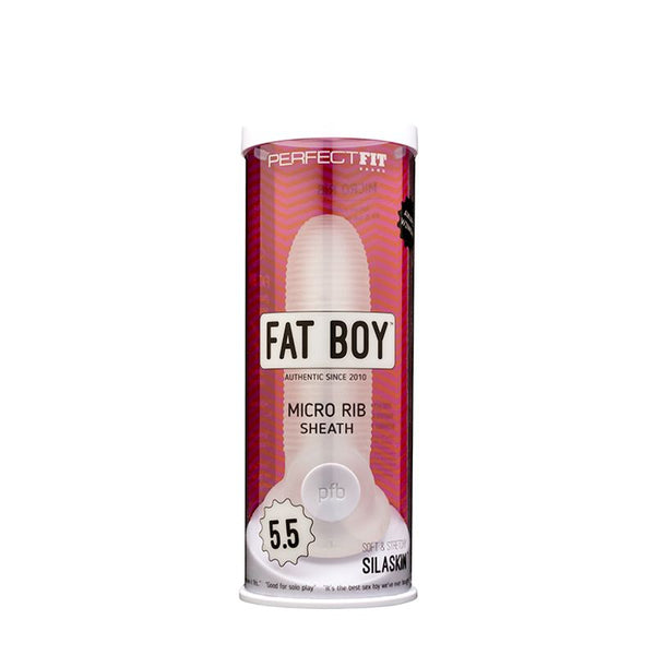 Fat Boy Micro Rib Sheath 5.5In  Extenders & Enlargers