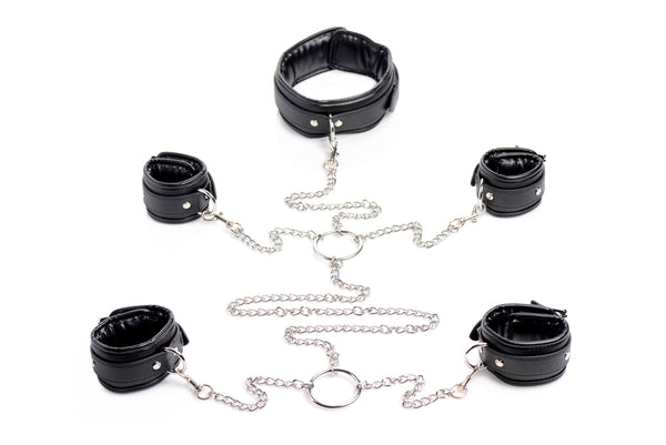 Slave  Shackle Set Cuffs & Shackles
