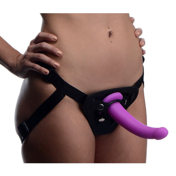 Navigator Silicone G Spot Dildo With Harness Strap Ons