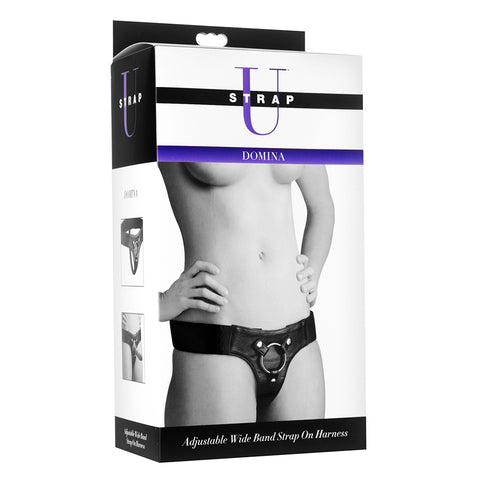 Domina Wide Band Strap On Harness Body Harness