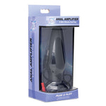 Zeus Anal Amplifier Silicone Estim Plug Black Vibrating Butt Plugs